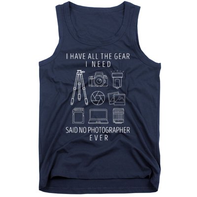 Photography Lover Gift Funny Camera Photographer Tee Tank Top