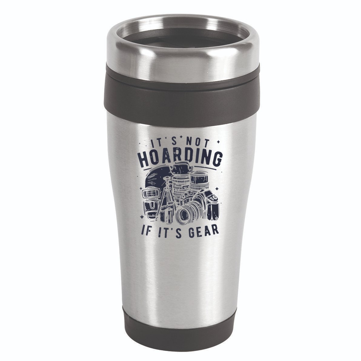 Photography Lover Gift Funny Camera Gear Photographer 16oz Travel Tumbler