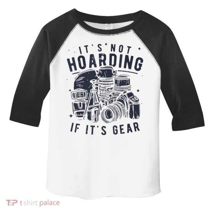 Photography Lover Gift Funny Camera Gear Photographer Toddler Fine Jersey T-Shirt