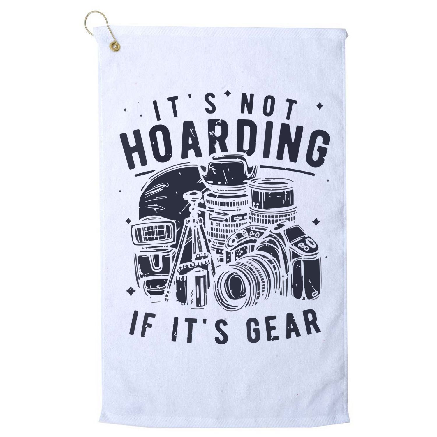 Photography Lover Gift Funny Camera Gear Photographer Golf Towel