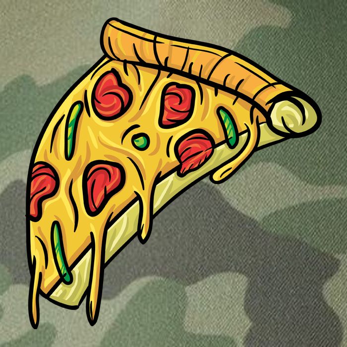 Pizza Lovers, Greasy Slice Of Pizza Legacy Tie Dye Trucker Hat
