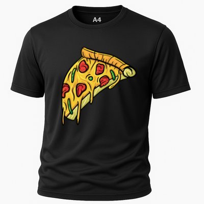 Pizza Lovers, Greasy Slice Of Pizza Performance Shirt