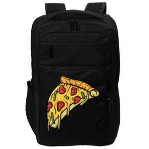 Pizza Lovers, Greasy Slice Of Pizza Impact Tech Backpack