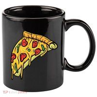 Pizza Lovers, Greasy Slice Of Pizza 11oz C Handle Ceramic Mug