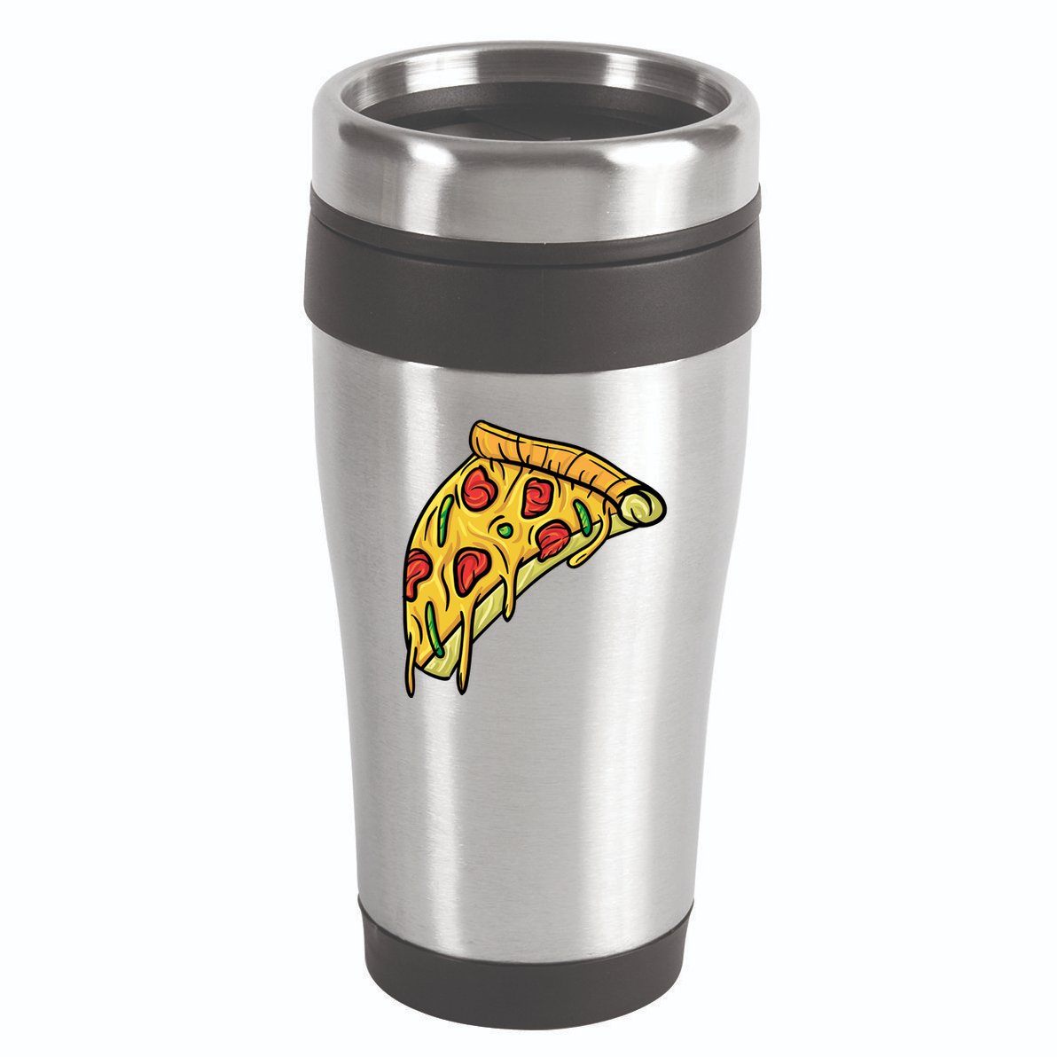 Pizza Lovers, Greasy Slice Of Pizza 16oz Travel Tumbler