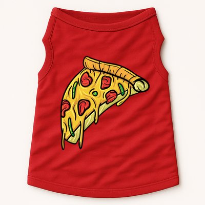 Pizza Lovers, Greasy Slice Of Pizza Doggie Tank
