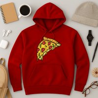 Pizza Lovers, Greasy Slice Of Pizza Hoodie