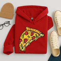 Pizza Lovers, Greasy Slice Of Pizza Hoodie