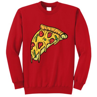 Pizza Lovers, Greasy Slice Of Pizza Sweatshirt
