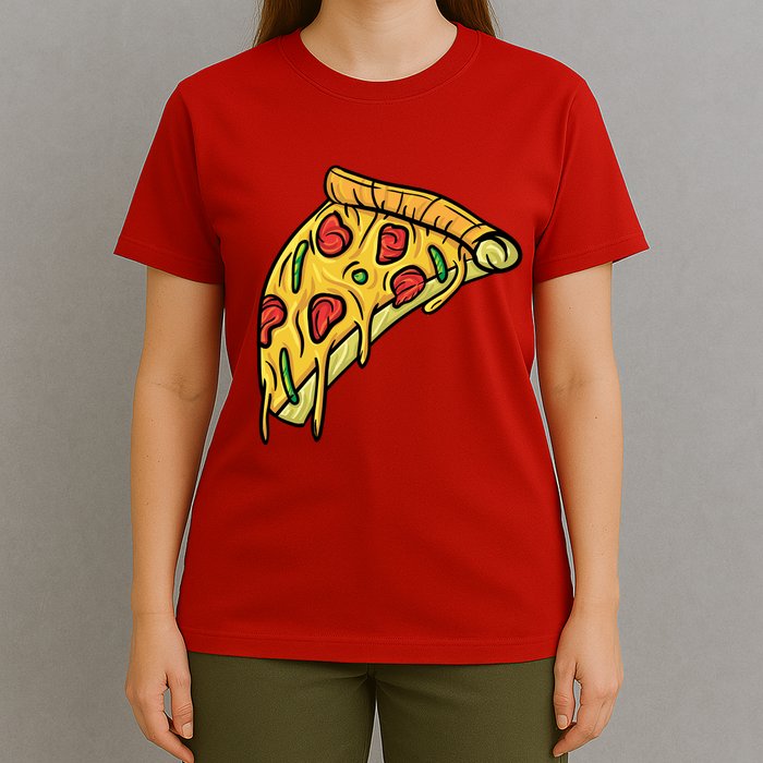 Pizza Lovers, Greasy Slice Of Pizza T-Shirt