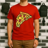Pizza Lovers, Greasy Slice Of Pizza T-Shirt