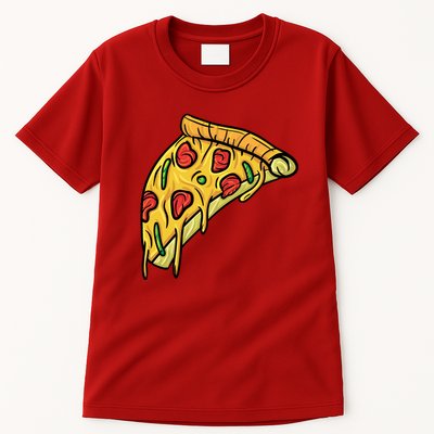 Pizza Lovers, Greasy Slice Of Pizza Tall T-Shirt