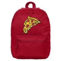 Pizza Lovers, Greasy Slice Of Pizza 16 in Basic Backpack