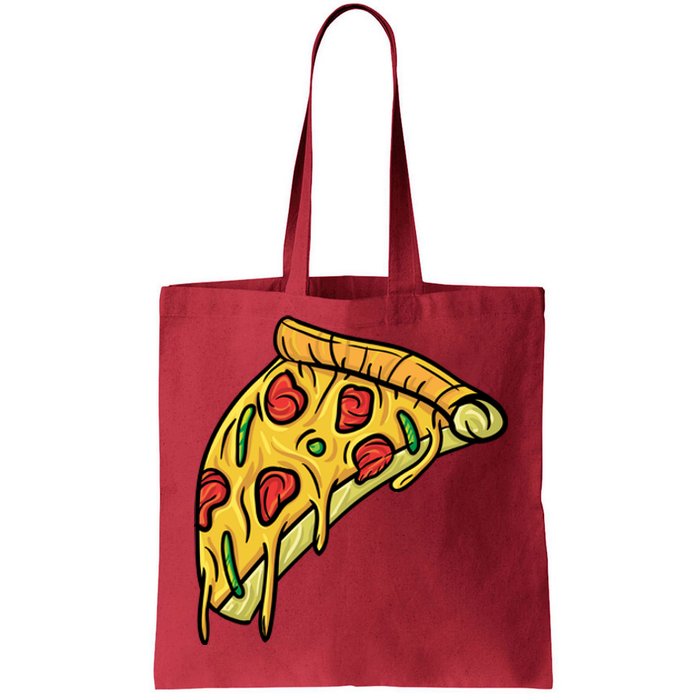 Pizza Lovers, Greasy Slice Of Pizza Tote Bag