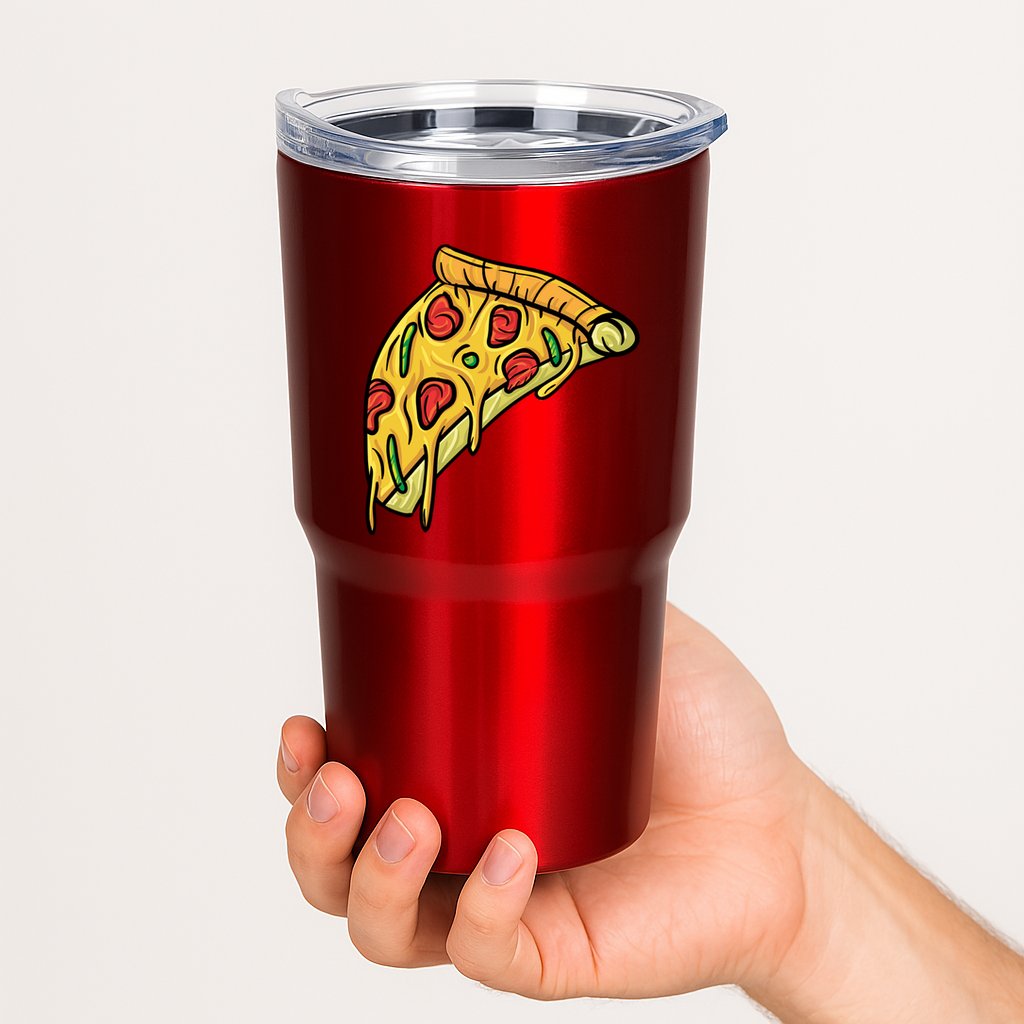 Pizza Lovers, Greasy Slice Of Pizza Tumbler