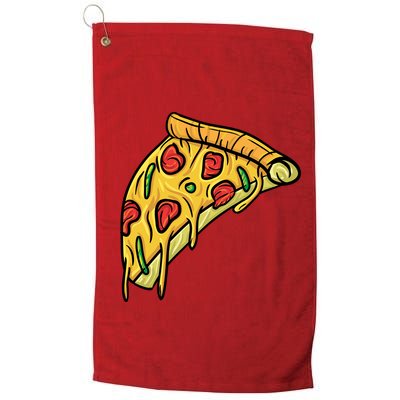 Pizza Lovers, Greasy Slice Of Pizza Golf Towel