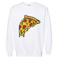 Pizza Lovers, Greasy Slice Of Pizza Garment-Dyed Sweatshirt