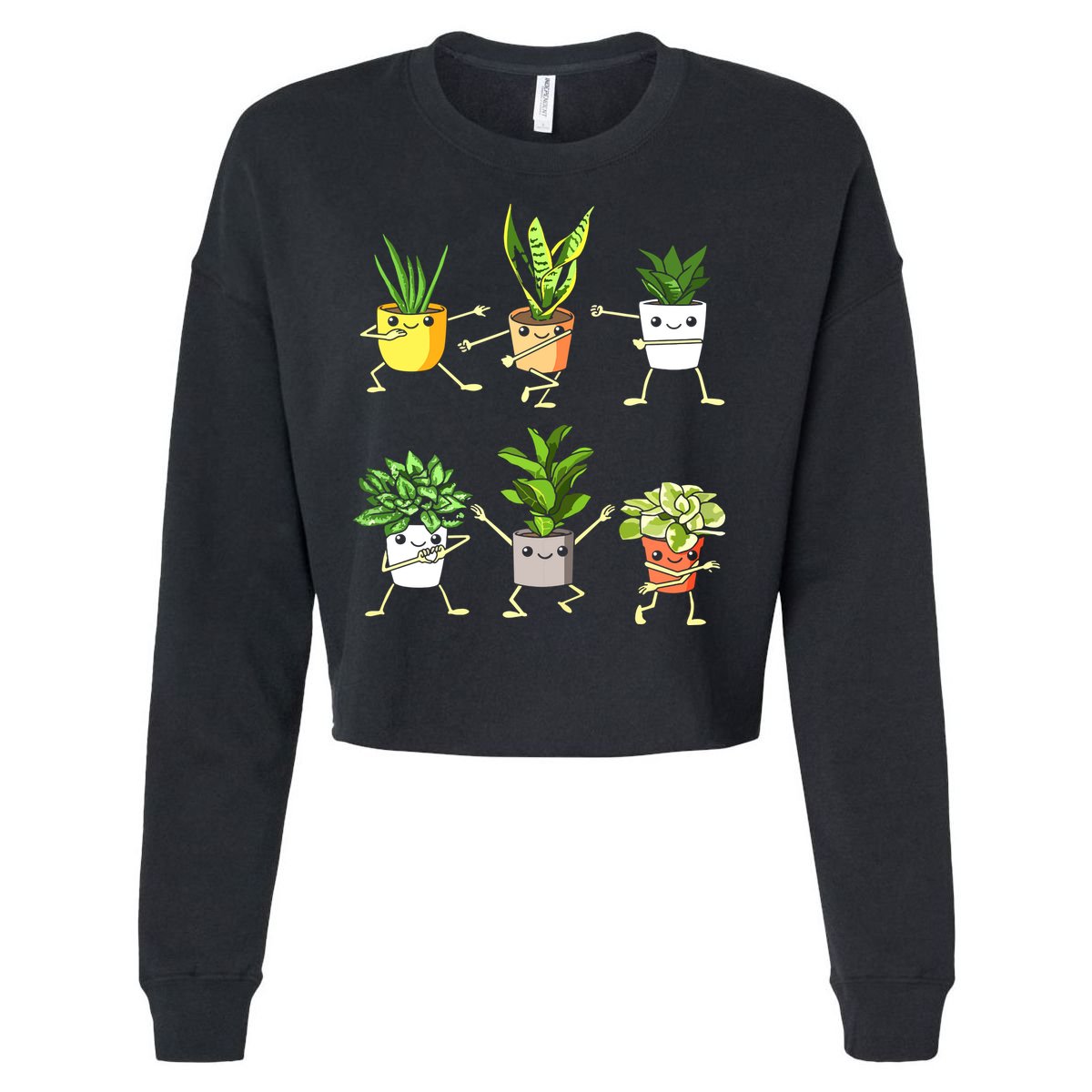 Plant Lover Gift Women Florist Gardener Gifts Plants Cropped Pullover Crew