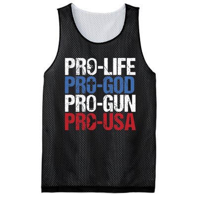 Pro Life God Gun USA Conservative Republican Pro America Mesh Reversible Basketball Jersey Tank