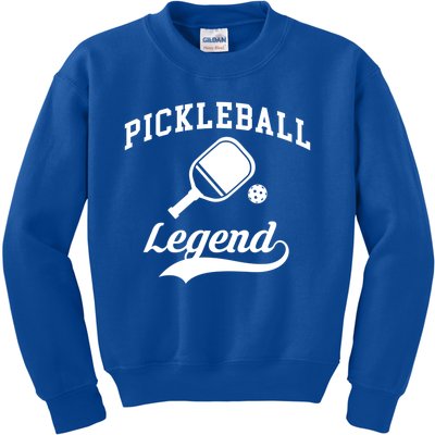 Pickleball Legend Gift Kids Sweatshirt