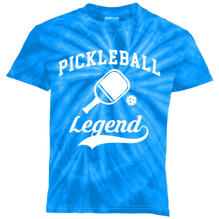 Pickleball Legend Gift Kids Tie-Dye T-Shirt