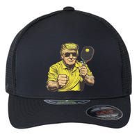 Pickleball Lovers Graphics Pickle Ball Flexfit Unipanel Trucker Cap