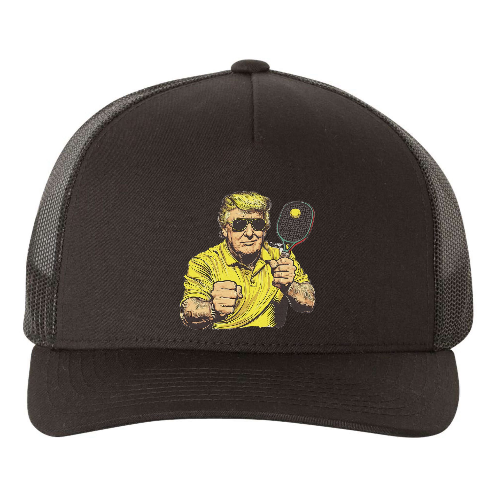 Pickleball Lovers Graphics Pickle Ball Yupoong Adult 5-Panel Trucker Hat