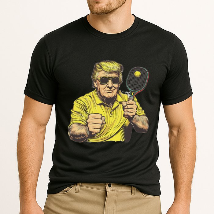 Pickleball Lovers Graphics Pickle Ball Cooling Performance Crew T-Shirt