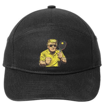 Pickleball Lovers Graphics Pickle Ball 7-Panel Snapback Hat