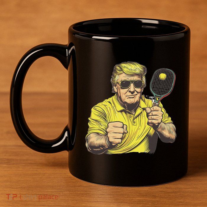 Pickleball Lovers Graphics Pickle Ball 11oz C Handle Ceramic Mug