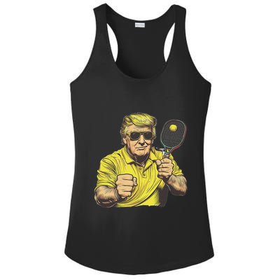 Pickleball Lovers Graphics Pickle Ball Ladies PosiCharge Competitor Racerback Tank