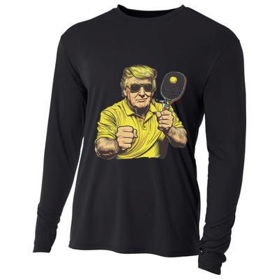 Pickleball Lovers Graphics Pickle Ball Cooling Performance Long Sleeve Crew