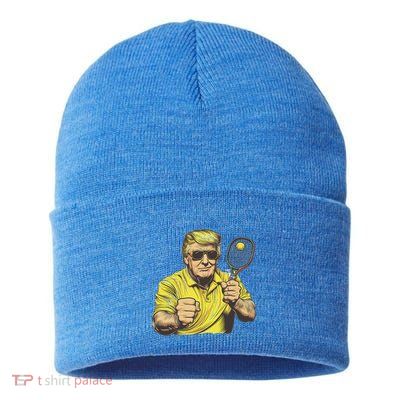 Pickleball Lovers Graphics Pickle Ball Sustainable Knit Beanie