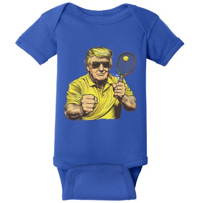 Pickleball Lovers Graphics Pickle Ball Baby Bodysuit