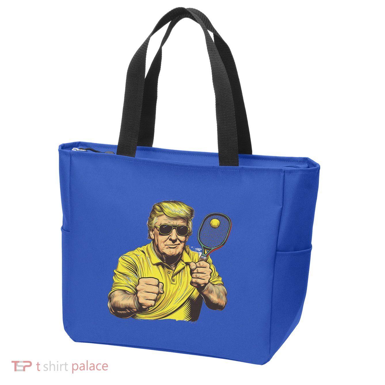 Pickleball Lovers Graphics Pickle Ball Zip Tote Bag