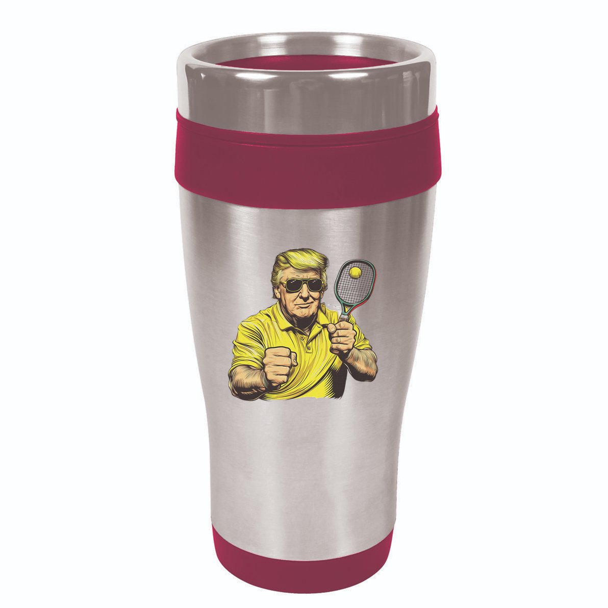 Pickleball Lovers Graphics Pickle Ball 16oz Travel Tumbler