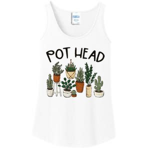 Plant Lover Gardener Pot Head Succulent Funny Ladies Essential Tank