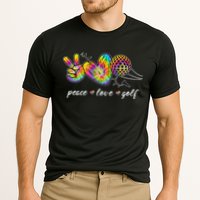Peace Love Golf Rainbow Gift Performance Shirt
