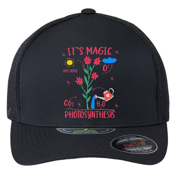 Plant Lover Gardener Magic Photosynthesis Plant Flexfit Unipanel Trucker Cap