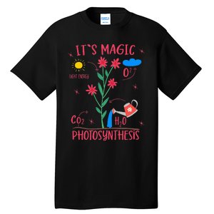 Plant Lover Gardener Magic Photosynthesis Plant Tall T-Shirt