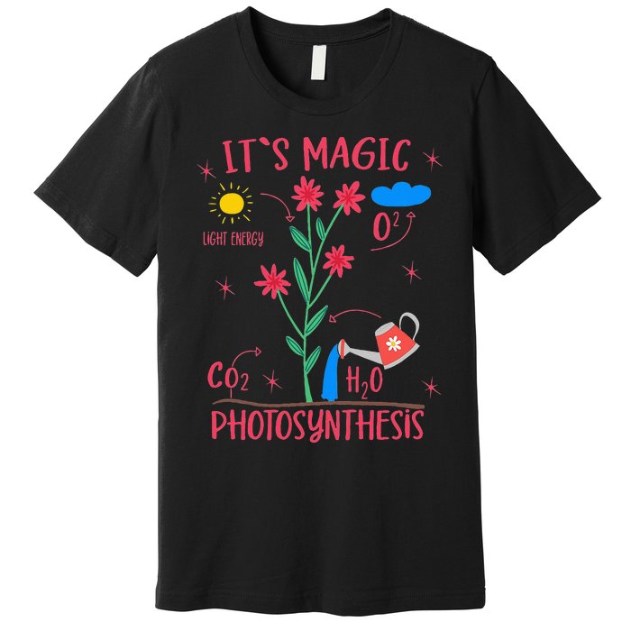 Plant Lover Gardener Magic Photosynthesis Plant Premium T-Shirt