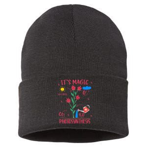 Plant Lover Gardener Magic Photosynthesis Plant Sustainable Knit Beanie