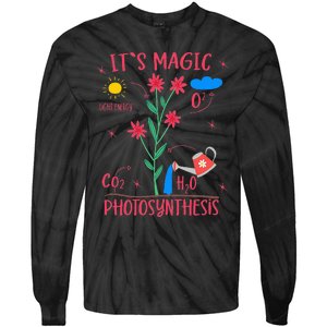 Plant Lover Gardener Magic Photosynthesis Plant Tie-Dye Long Sleeve Shirt