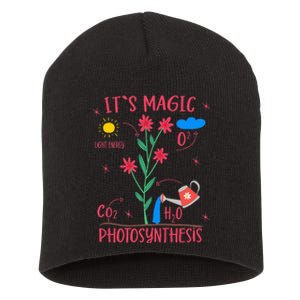 Plant Lover Gardener Magic Photosynthesis Plant Short Acrylic Beanie