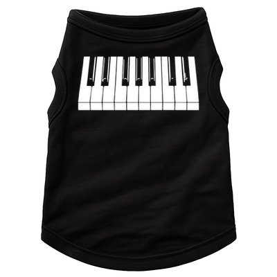 Piano Lover Gift Piano Keys Cool Keyboard Tee Keytar Beethoven Doggie Tank