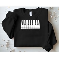 Piano Lover Gift Piano Keys Cool Keyboard Tee Keytar Beethoven Sweatshirt