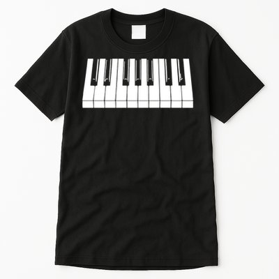 Piano Lover Gift Piano Keys Cool Keyboard Tee Keytar Beethoven Tall T-Shirt