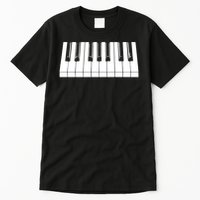 Piano Lover Gift Piano Keys Cool Keyboard Tee Keytar Beethoven Tall T-Shirt