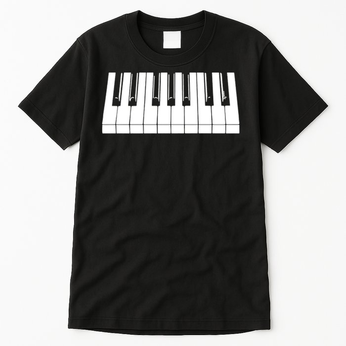 Piano Lover Gift Piano Keys Cool Keyboard Tee Keytar Beethoven Tall T-Shirt