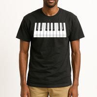 Piano Lover Gift Piano Keys Cool Keyboard Tee Keytar Beethoven Tall T-Shirt